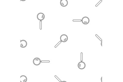 Find solution magnify glass pattern seamless vector