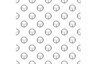 Radar detector pattern seamless vector