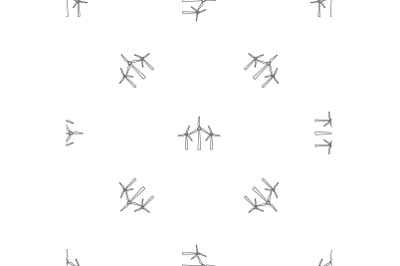 Wind energy pattern seamless vector