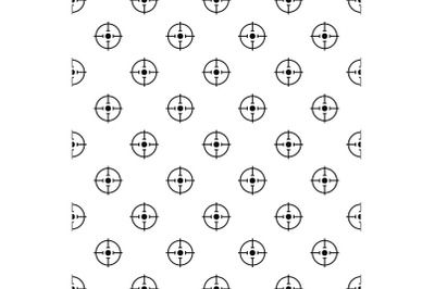Important target pattern seamless vector