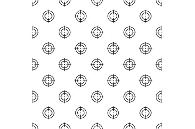 Target of sportsman pattern seamless vector