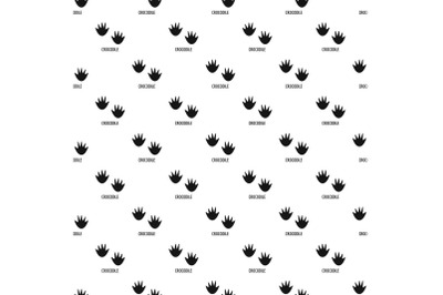 Crocodile step pattern seamless vector