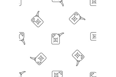 Fuel energy canister pattern seamless vector