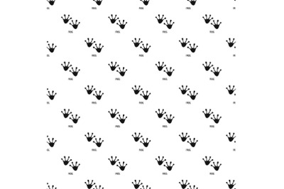 Frog step pattern seamless vector