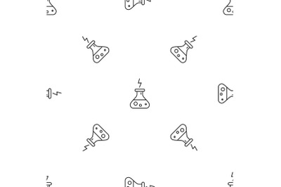 Energy potion pattern seamless vector