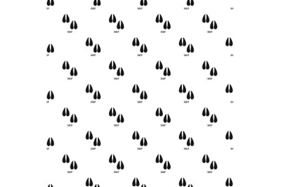 Sheep step pattern seamless vector