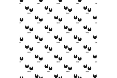 Donkey step pattern seamless vector