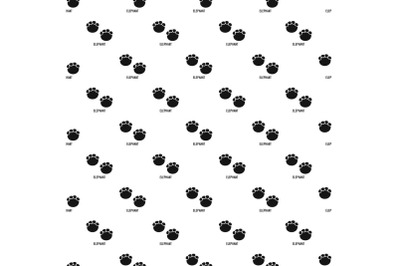 Elephant step pattern seamless vector