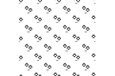 Rabbit step pattern seamless vector