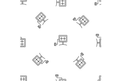 Eco energy device pattern seamless vector