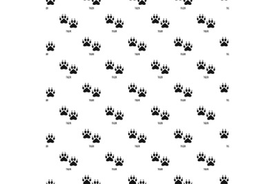 Tiger step pattern seamless vector