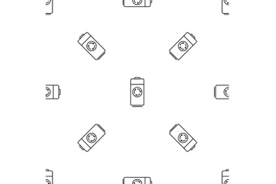 Recycle battery pattern seamless vector