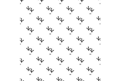 Hen step pattern seamless vector