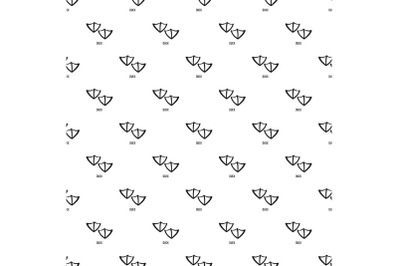 Duck step pattern seamless vector