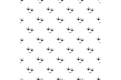 Goose step pattern seamless vector