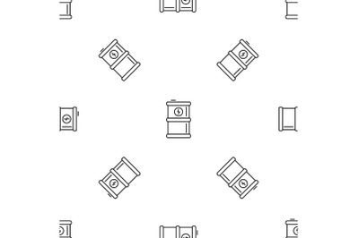 Energy barrel pattern seamless vector