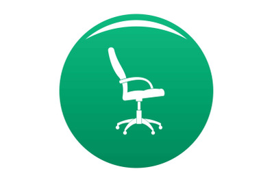 Wheelchair icon vector green