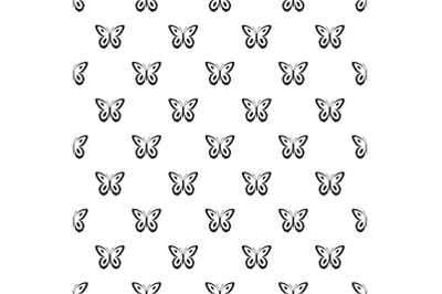 Spotted butterfly pattern seamless vector