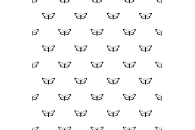 Nice butterfly pattern seamless vector