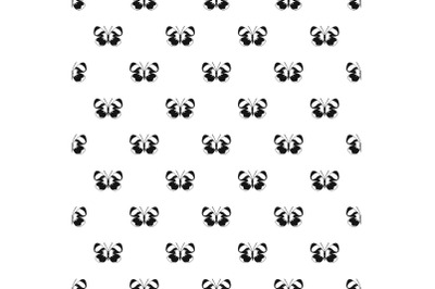 Light butterfly pattern seamless vector