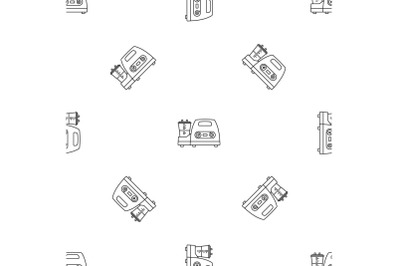 Medical lung device pattern seamless vector