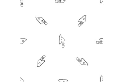 Respiratory mask pattern seamless vector