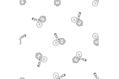 Alveolus disease pattern seamless vector