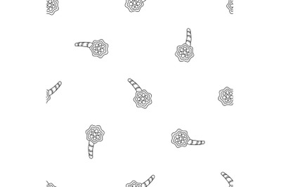 Pneumonia alveolus pattern seamless vector