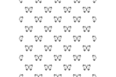 Wild butterfly pattern seamless vector