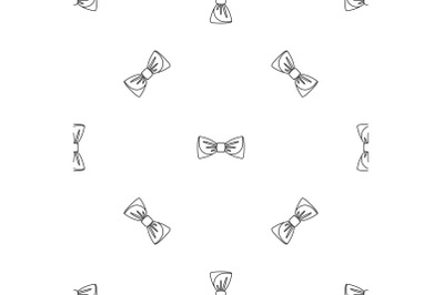 Bow tie pattern seamless vector