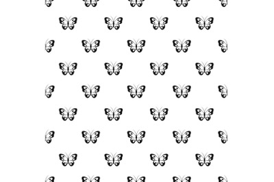 Butterfly in wildlife pattern seamless vector
