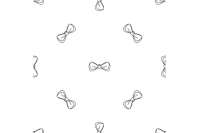 Gentleman bow tie pattern seamless vector
