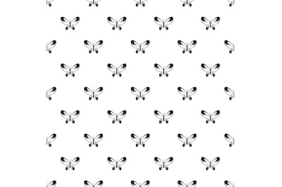 Wide wing butterfly pattern seamless vector