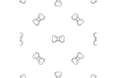 New bow tie pattern seamless vector