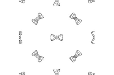 Retro bow tie pattern seamless vector