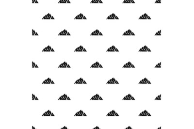 Extreme mountain pattern seamless vector