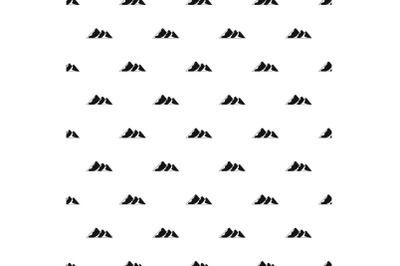 Travel to mountain pattern seamless vector