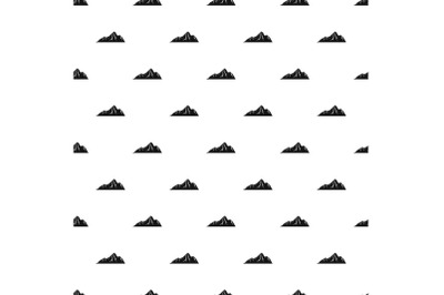Tall mountain pattern seamless vector