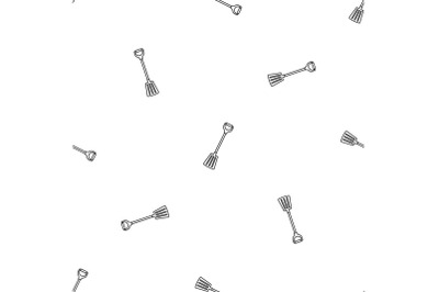 Winter spade pattern seamless vector