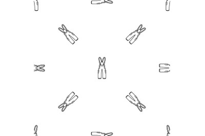 Hiking pants pattern seamless vector