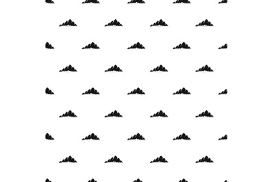 Mountain landscape pattern seamless vector