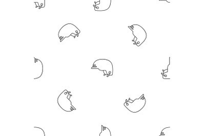 Hiking helmet pattern seamless vector