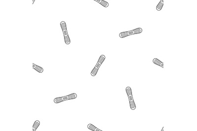 Snowboard pattern seamless vector