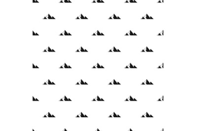 Mountain peak pattern seamless vector