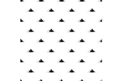 Asian mountain pattern seamless vector