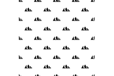 Rock climbing pattern seamless vector