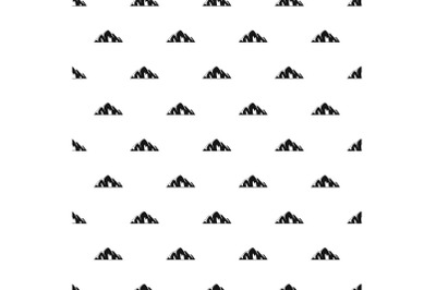 Beautiful mountain pattern seamless vector