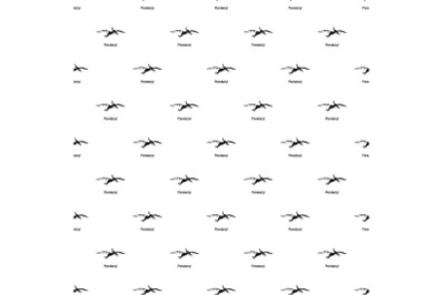 Pterodactyl pattern seamless vector