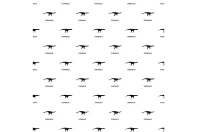 lirainosaurus pattern seamless vector