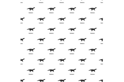 Isanosaurus pattern seamless vector